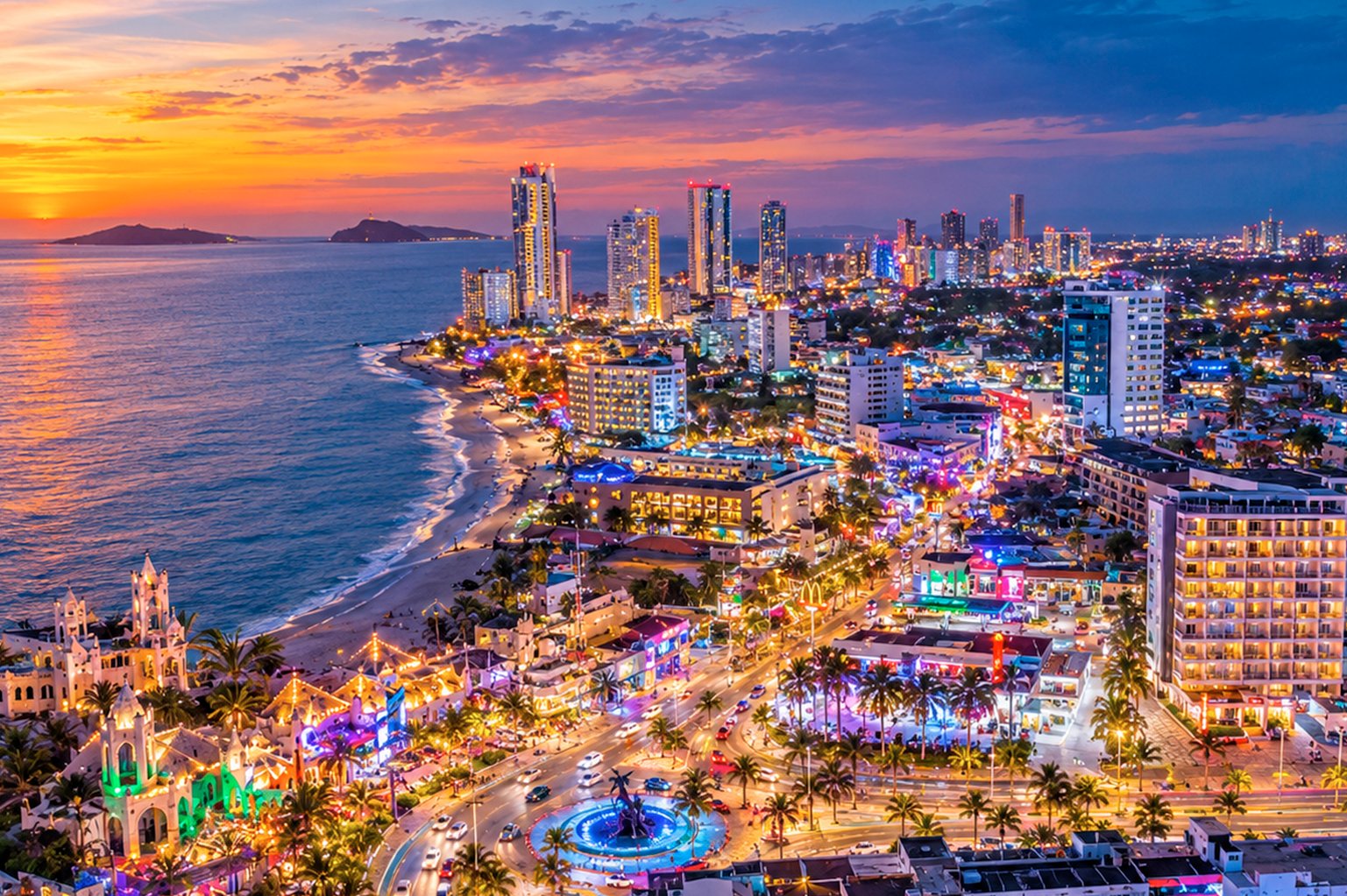 Corredor de Zona Dorada en Mazatlán